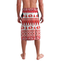 Personalized Merry Swissmas Lavalava Bernese Mountain Dog Christmas Pattern - Wonder Print Shop