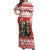 Personalized Merry Swissmas Off Shoulder Maxi Dress Bernese Mountain Dog Christmas Pattern - Wonder Print Shop
