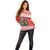 Personalized Merry Swissmas Off Shoulder Sweater Bernese Mountain Dog Christmas Pattern - Wonder Print Shop