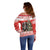 Personalized Merry Swissmas Off Shoulder Sweater Bernese Mountain Dog Christmas Pattern - Wonder Print Shop