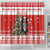 Personalized Merry Swissmas Shower Curtain Bernese Mountain Dog Christmas Pattern - Wonder Print Shop