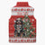 Personalized Merry Swissmas Sleeveless Puffer Jacket Bernese Mountain Dog Christmas Pattern - Wonder Print Shop