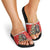 Personalized Merry Swissmas Slide Sandals Bernese Mountain Dog Christmas Pattern - Wonder Print Shop