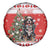 Personalized Merry Swissmas Spare Tire Cover Bernese Mountain Dog Christmas Pattern - Wonder Print Shop