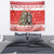 Personalized Merry Swissmas Tapestry Bernese Mountain Dog Christmas Pattern - Wonder Print Shop