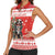 Personalized Merry Swissmas Women Sleeveless Polo Shirt Bernese Mountain Dog Christmas Pattern - Wonder Print Shop