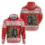 Personalized Merry Swissmas Zip Hoodie Bernese Mountain Dog Christmas Pattern - Wonder Print Shop