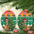 South Africa Christmas Ceramic Ornament Springbok With Christmas Tree - Wonder Print Shop