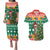 South Africa Christmas Couples Matching Puletasi and Hawaiian Shirt Springbok With Christmas Tree - Wonder Print Shop