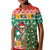 South Africa Christmas Kid Polo Shirt Springbok With Christmas Tree - Wonder Print Shop