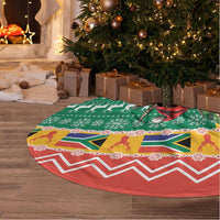 South Africa Christmas Tree Skirt Springbok With Christmas Tree - Wonder Print Shop