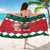 Personalized South Africa Christmas Sarong Springbok With King Protea - Wonder Print Shop