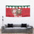 Personalized South Africa Christmas Tapestry Springbok With King Protea - Wonder Print Shop