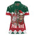Personalized South Africa Christmas Women Polo Shirt Springbok With King Protea - Wonder Print Shop