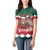 Personalized South Africa Christmas Women Polo Shirt Springbok With King Protea - Wonder Print Shop