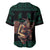 Merry Krampus Creepy Christmas Holiday Baseball Jersey Green Version - Wonder Print Shop