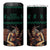 Merry Krampus Creepy Christmas Holiday 4 in 1 Can Cooler Tumbler Green Version - Wonder Print Shop