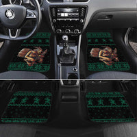 Merry Krampus Creepy Christmas Holiday Car Mats Green Version - Wonder Print Shop