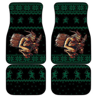 Merry Krampus Creepy Christmas Holiday Car Mats Green Version - Wonder Print Shop