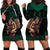 Merry Krampus Creepy Christmas Holiday Hoodie Dress Green Version - Wonder Print Shop