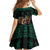 Merry Krampus Creepy Christmas Holiday Kid Short Sleeve Dress Green Version - Wonder Print Shop