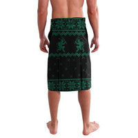 Merry Krampus Creepy Christmas Holiday Lavalava Green Version - Wonder Print Shop