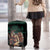 Merry Krampus Creepy Christmas Holiday Luggage Cover Green Version - Wonder Print Shop