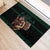 Merry Krampus Creepy Christmas Holiday Rubber Doormat Green Version - Wonder Print Shop