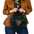Merry Krampus Creepy Christmas Holiday Shoulder Handbag Green Version