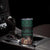Merry Krampus Creepy Christmas Holiday Skinny Tumbler Green Version - Wonder Print Shop