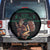 Merry Krampus Creepy Christmas Holiday Spare Tire Cover Green Version - Wonder Print Shop