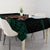 Merry Krampus Creepy Christmas Holiday Tablecloth Green Version - Wonder Print Shop