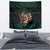 Merry Krampus Creepy Christmas Holiday Tapestry Green Version - Wonder Print Shop