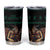 Merry Krampus Creepy Christmas Holiday Tumbler Cup Green Version - Wonder Print Shop