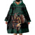 Merry Krampus Creepy Christmas Holiday Wearable Blanket Hoodie Green Version - Wonder Print Shop