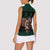 Merry Krampus Creepy Christmas Holiday Women Sleeveless Polo Shirt Green Version - Wonder Print Shop