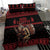 Merry Krampus Creepy Christmas Holiday Bedding Set Red Version - Wonder Print Shop