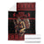 Merry Krampus Creepy Christmas Holiday Blanket Red Version