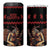 Merry Krampus Creepy Christmas Holiday 4 in 1 Can Cooler Tumbler Red Version - Wonder Print Shop