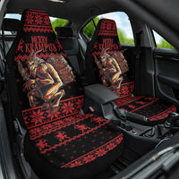 Merry Krampus Creepy Christmas Holiday Car Seat Cover Red Version - Wonder Print Shop