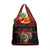 Merry Krampus Creepy Christmas Holiday Grocery Bag Red Version