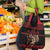Merry Krampus Creepy Christmas Holiday Grocery Bag Red Version