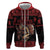 Merry Krampus Creepy Christmas Holiday Hoodie Red Version - Wonder Print Shop