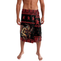 Merry Krampus Creepy Christmas Holiday Lavalava Red Version - Wonder Print Shop