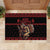 Merry Krampus Creepy Christmas Holiday Rubber Doormat Red Version - Wonder Print Shop