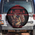Merry Krampus Creepy Christmas Holiday Spare Tire Cover Red Version - Wonder Print Shop