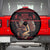 Merry Krampus Creepy Christmas Holiday Spare Tire Cover Red Version - Wonder Print Shop
