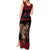 Merry Krampus Creepy Christmas Holiday Tank Maxi Dress Red Version - Wonder Print Shop