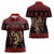 Merry Krampus Creepy Christmas Holiday Women Polo Shirt Red Version - Wonder Print Shop