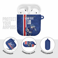 Cape Verde Football Custom AirPods Case Pride Of The Islands - Wonder Print Shop